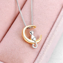 Moon Cat Necklace