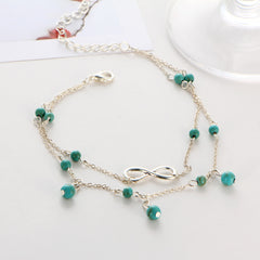 Blue Infinity Explorer Anklet