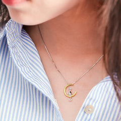 Moon Cat Necklace