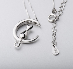 Moon Cat Necklace