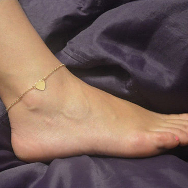 Heart Drop Anklet
